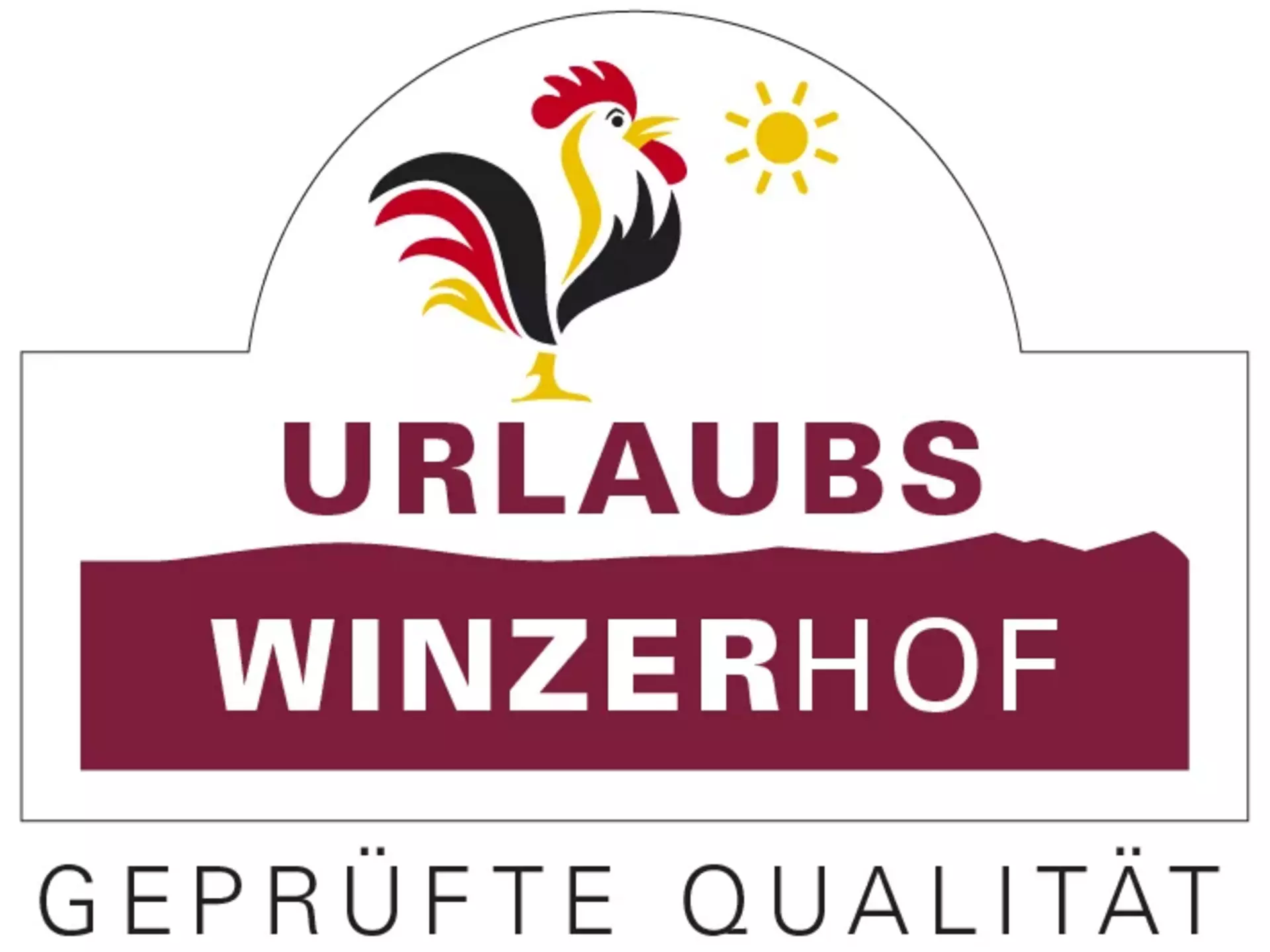 Gütesiegel "Qualitätsgeprüfter UrlaubsWinzerhof" der Bundesarbeitsgemeinschaft für Urlaub auf dem Bauernhof und Landtourismus in Deutschland e. V.