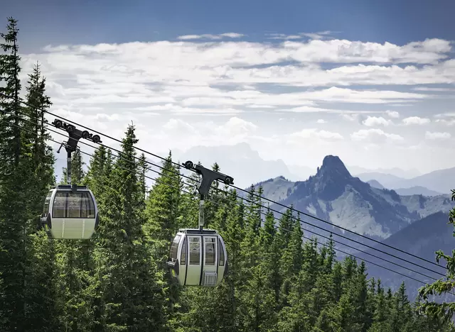 im Urlaub auf dem Bauernhof in Oberbayern mit der Wallbergbahn am Tegernsee auf die Gipfel fahren