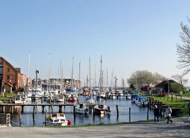 im Bauernhofurlaub auf Fehmarn das kleine Örtchen Orth mit seinem idyllischen Hafen besuchen