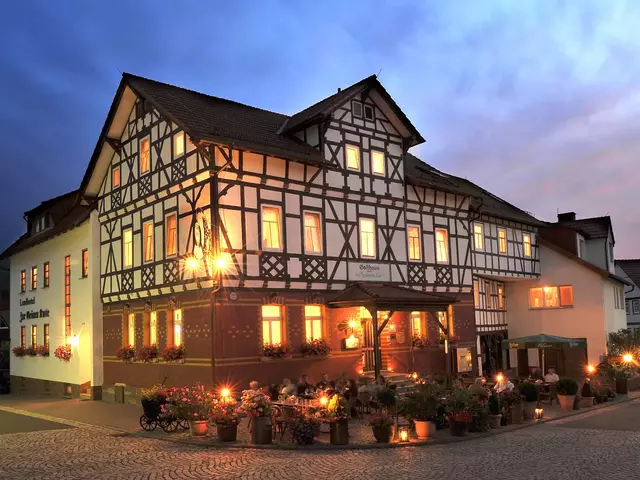 im Urlaub im Landhotel den Abend genießen