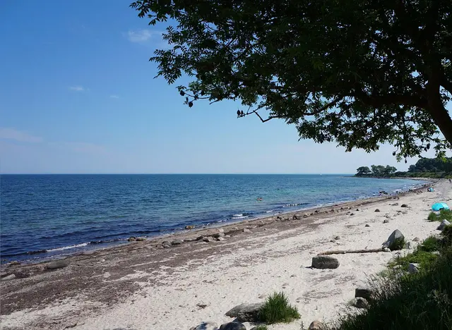 Der Strand in Staberhuk ist ein Natur-Steinstrand und liegt an der südöstlichen Spitze Fehmarns.