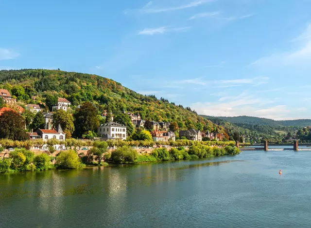 im Urlaub im Odenwald einen Ausflug nach Heidelberg am Neckar machen