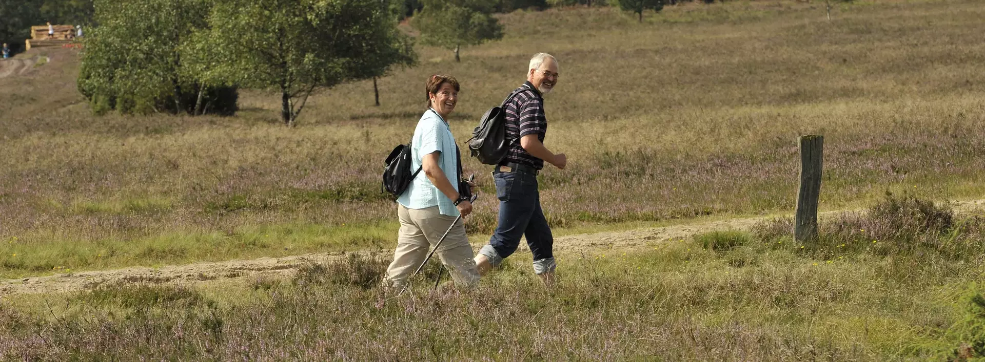 wandern im Urlaub auf dem Land und die Umgebung erkunden