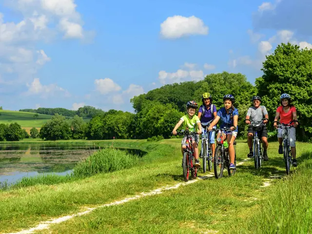 im Urlaub in Thüringen eine Radtour mit der Familie unternehmen