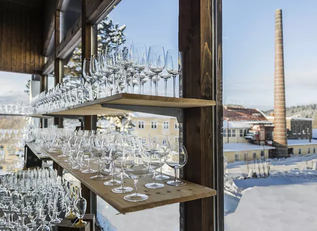 im Urlaub im Bayerischen Wald die Glaskunst im Glasmuseum in Theresiental bewundern