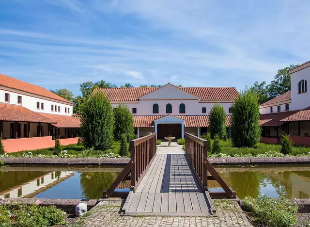 im Urlaub im Saarland die Römische Villa Borg in Perl besuchen