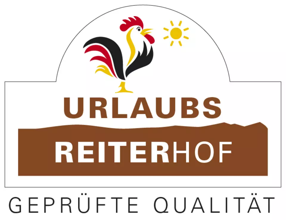 Gütesiegel "Qualitätsgeprüfter UrlaubsReiterhof" der Bundesarbeitsgemeinschaft für Urlaub auf dem Bauernhof und Landtourismus in Deutschland e. V.
