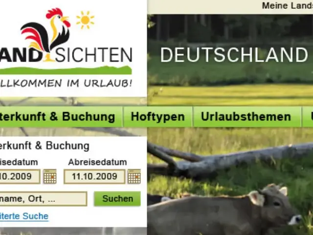 Landsichten Design zum Start im Jahr 2011