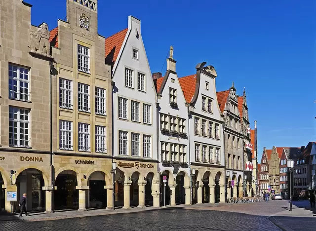 im Urlaub auf dem Bauernhof den Prinzipalmarkt in Münster besuchen