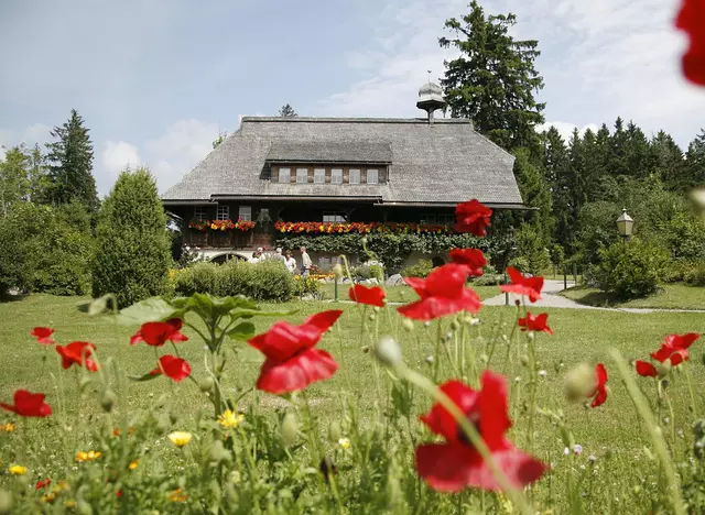 im Bauernhofurlaub im Schwarzwald das Heimatmuseum Hüsli in Grafenhausen-Rothaus besuchen, das durch die TV-Serie Die Schwarzwaldklinik bekannt wurde