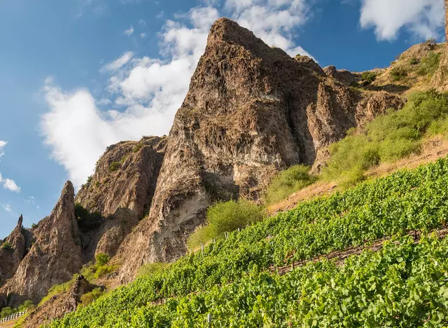 im Urlaub im Nahetal eine Wanderung zum Rotenfels bei Bad Münster am Stein
Ebernburg machen