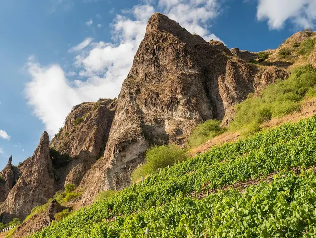 im Urlaub im Nahetal eine Wanderung zum Rotenfels bei Bad Münster am Stein
Ebernburg machen