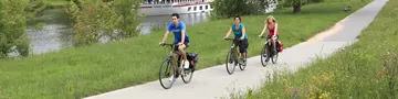 im Urlaub im Taubertal eine Radtour machen