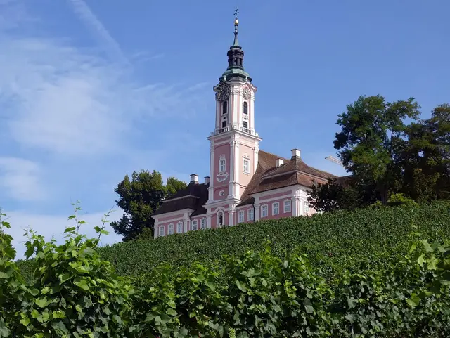 Wallfahrtskirche Birnau - © Pixabay.com, Dieter G. im Urlaub am Bodensee die Wallfahrtskirche Birnau an der Oberschwäbischen Barockstraße besichtigen