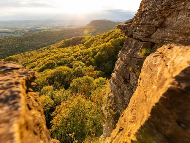 Der Hohenstein erhebt sich mit seinen 340,5 m ü. NHN im Westen des Süntels und beeindruckt mit steilen Felsklippen, dichten Wäldern und einem weiten Blick über das Weserbergland.