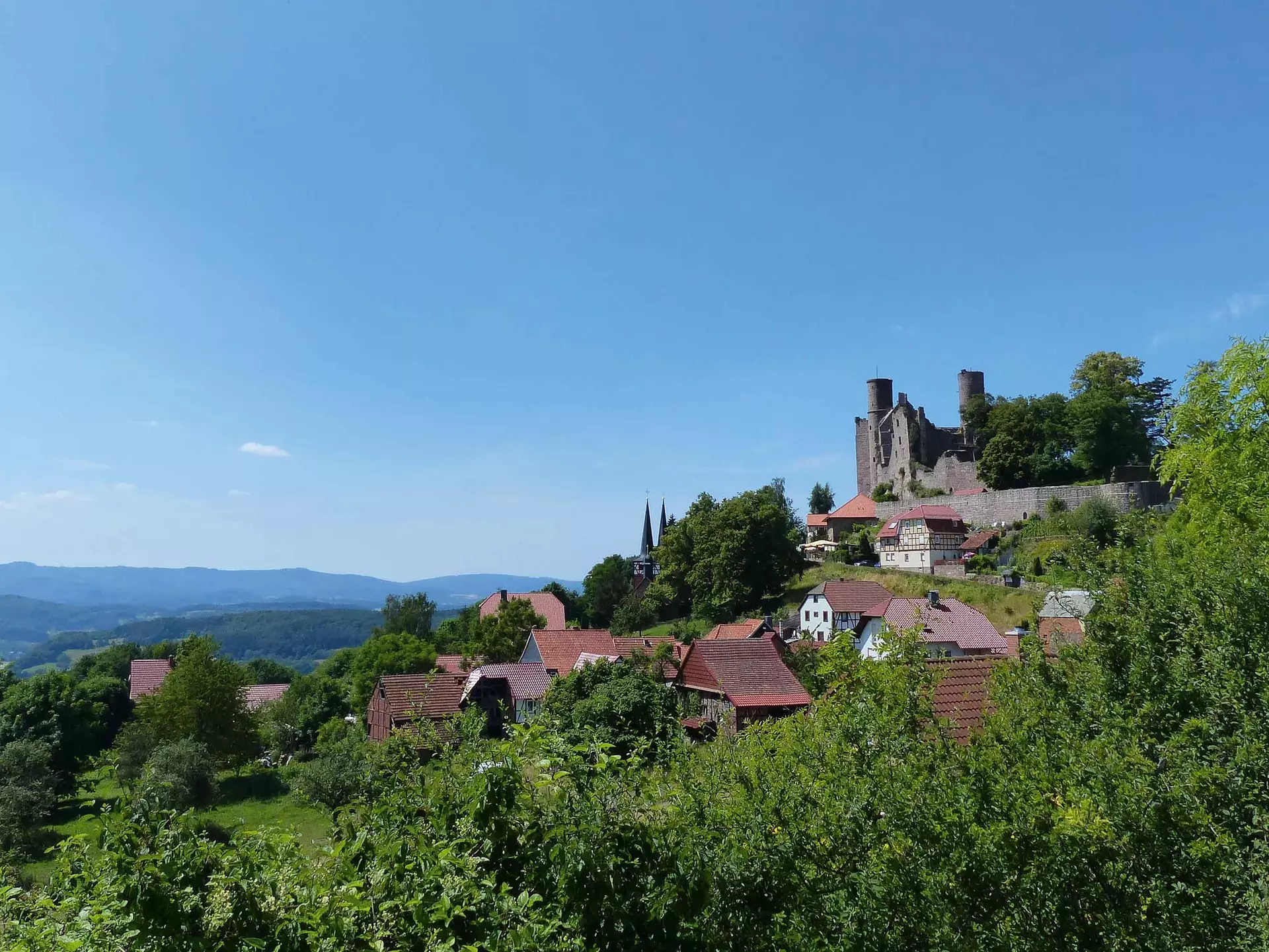 Burg Hanstein im Eichsfeld - © Martina Sörensen, Thüringer Tourismus GmbH Burg Hanstein in Fürstenhagen im Eichsfeld