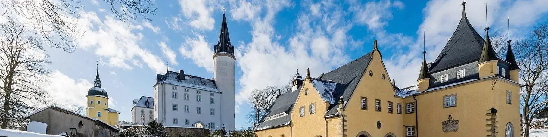 Übernachten im Schloss: Winterurlaub im Schloss Purschenstein erleben