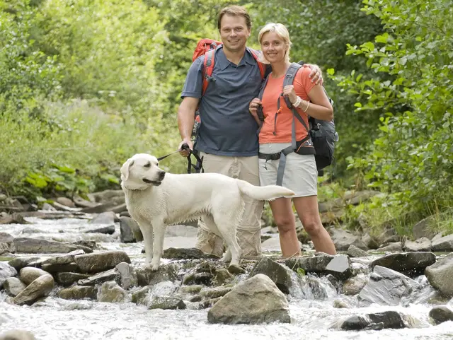 Bei einem Urlaub mit Hund in Thüringen kann auf den vielen Wanderwegen die Gegend erkundet werden.