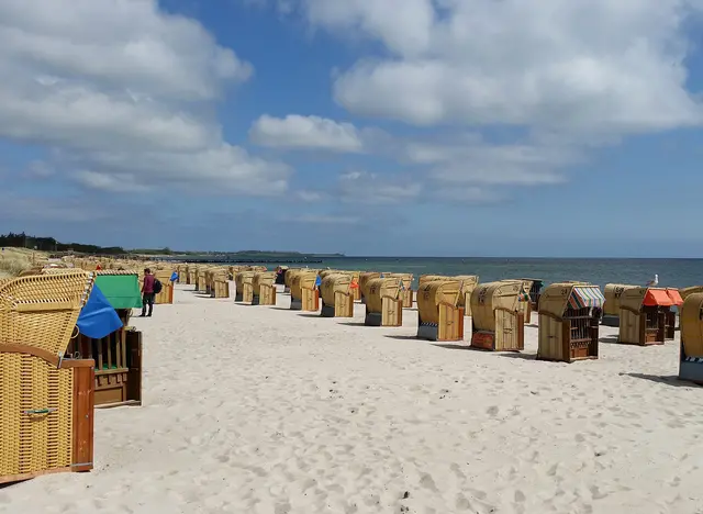 Badeurlaub am Strand auf Fehmarn