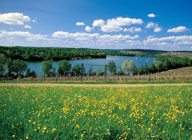 im Familienurlaub in Hohenlohe - Schwäbischer Wald den Stausee und Badesee Breitenauer See besuchen