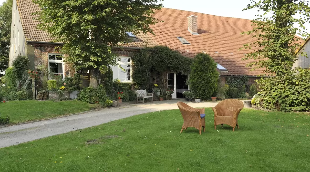 Urlaub auf dem Landhof: Landurlaub auf dem Ferienhof mit Garten