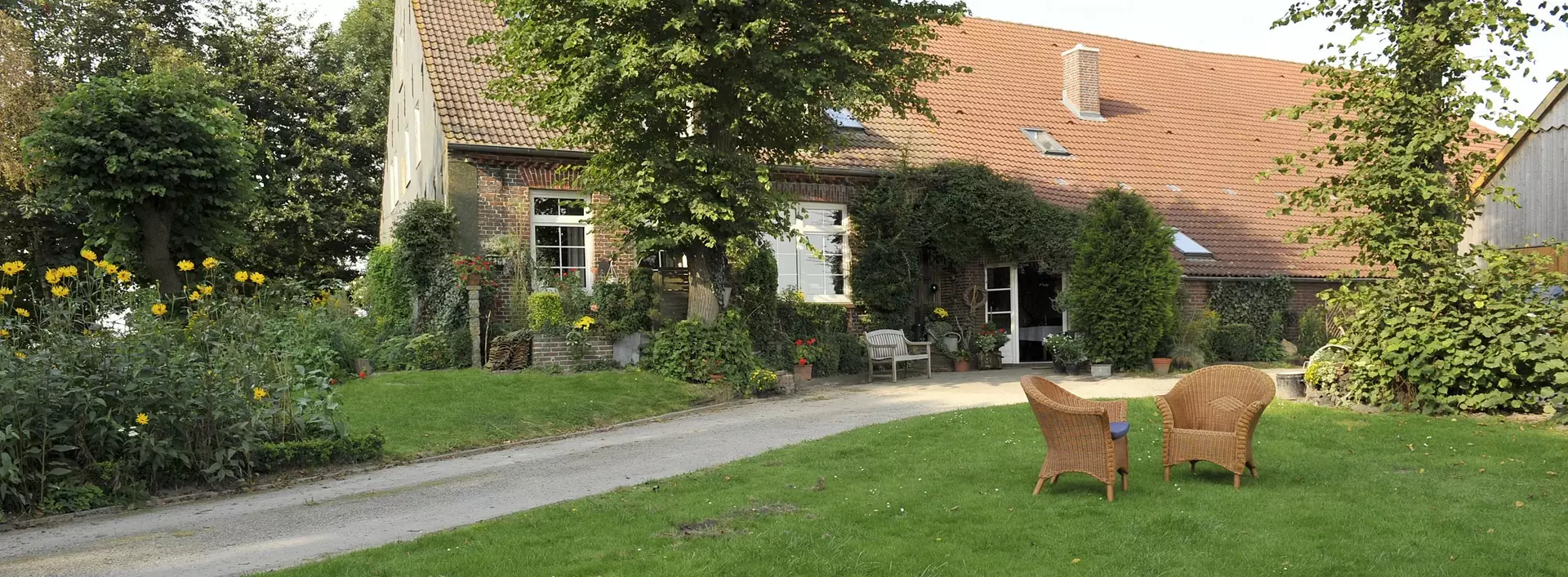 Urlaub auf dem Landhof: Landurlaub auf dem Ferienhof mit Garten