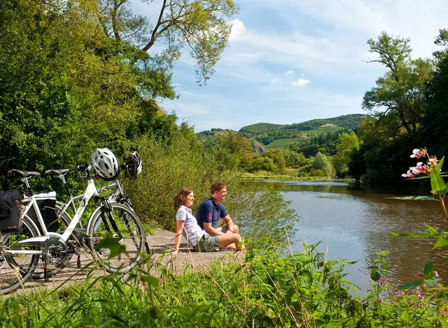 im Urlaub an der Nahe eine Radtour auf dem Nahe-Radweg mit Picknick machen