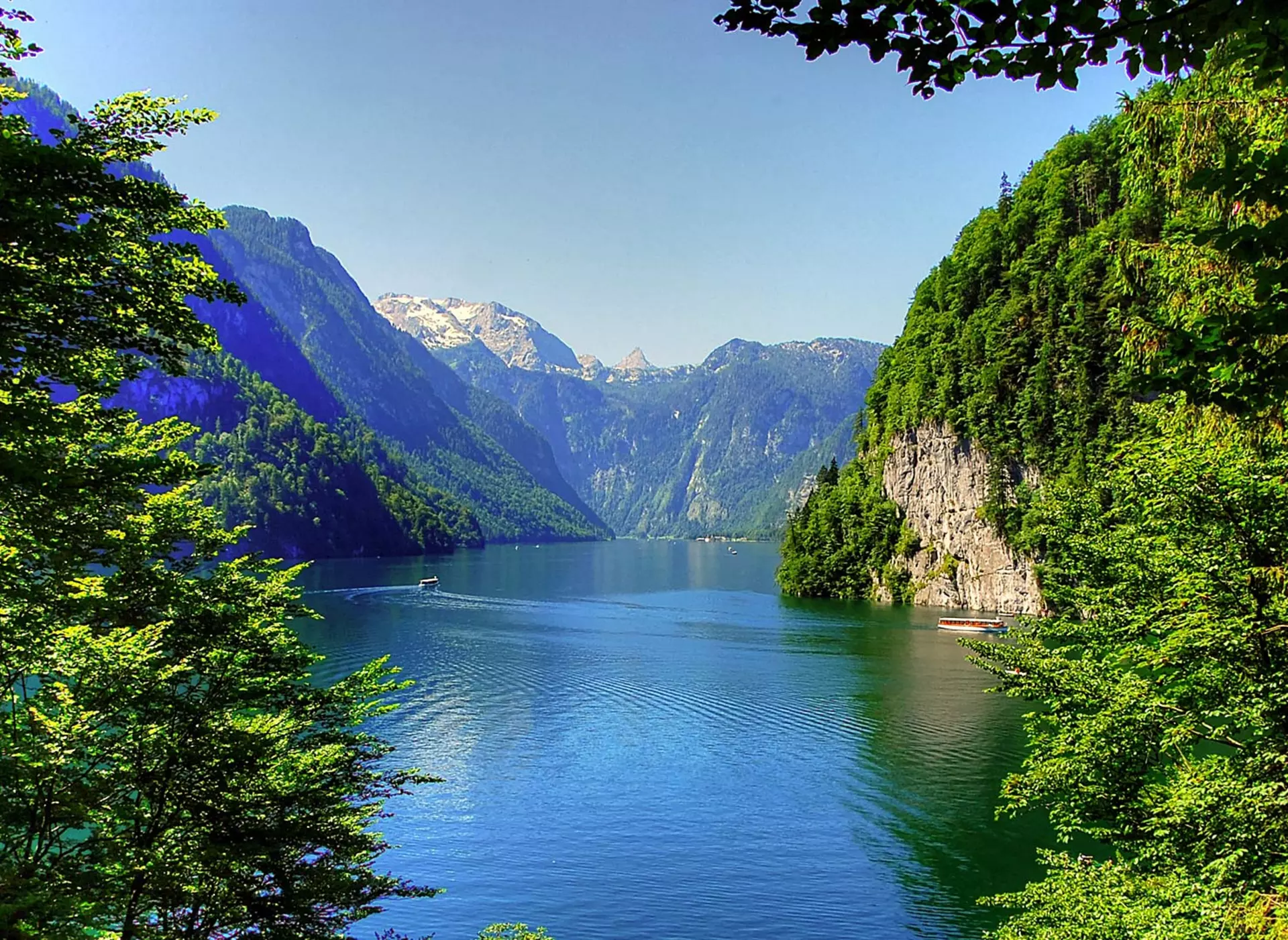 Königssee im Berchtesgadener Land - © Pixabay.com, Kordula Vahle im Urlaub auf dem Bauernhof im Berchtesgadener Land den Königssee bewundern