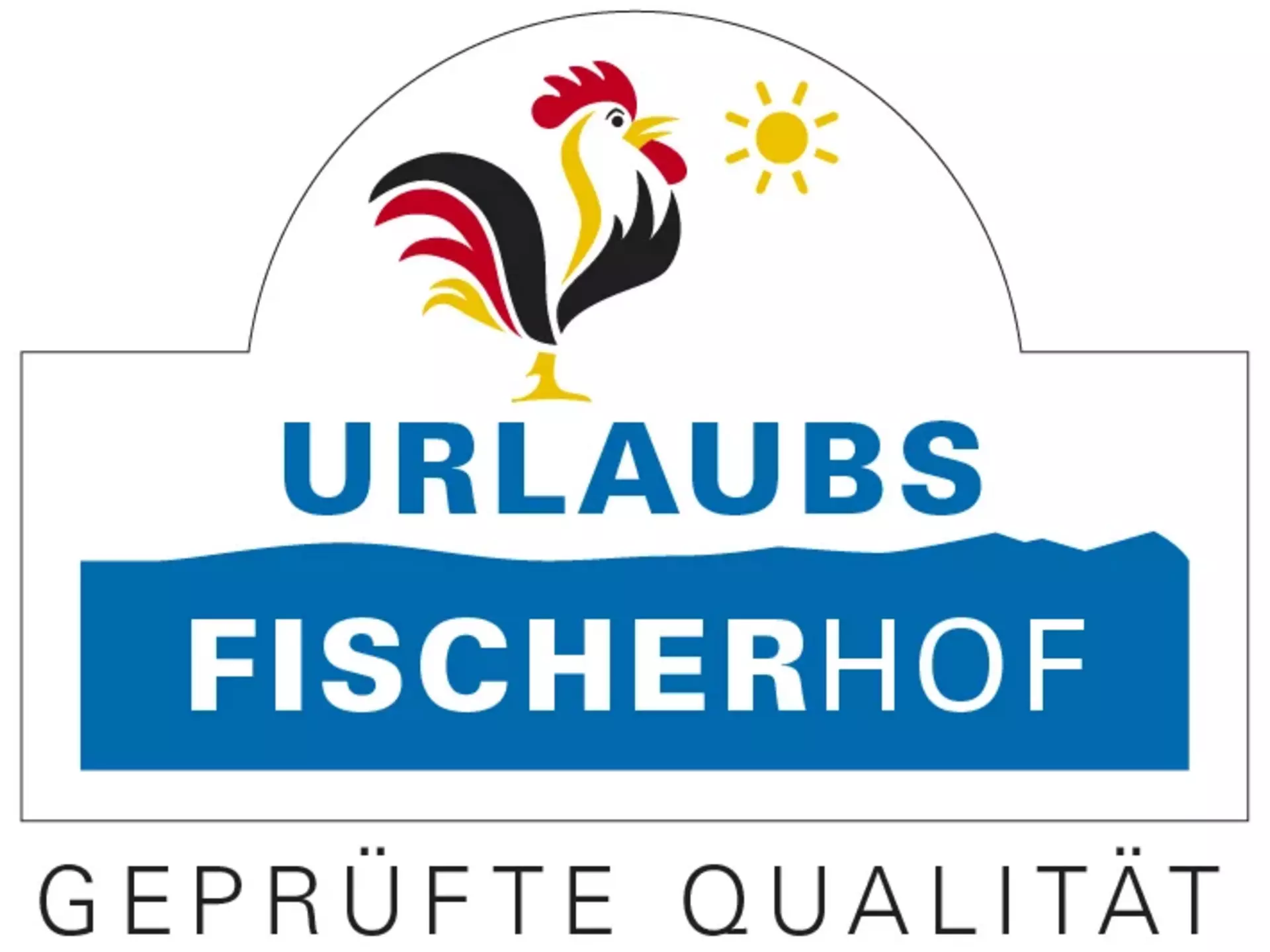 Gütesiegel "Qualitätsgeprüfter UrlaubsFischerhof" der Bundesarbeitsgemeinschaft für Urlaub auf dem Bauernhof und Landtourismus in Deutschland e. V.