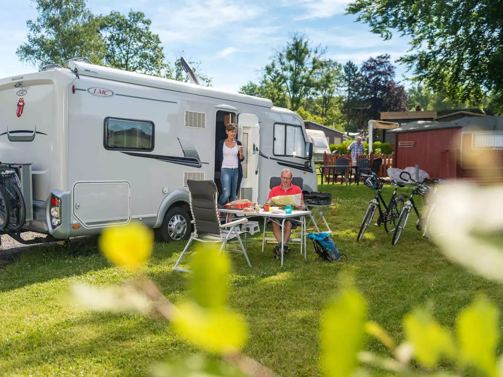 Urlaub genießen auf dem Campingplatz am Bauernhof - © Dominik Ketz,Rheinland-Pfalz Tourismus GmbH im Campingurlaub auf dem Bauernhof die Ruhe genießen