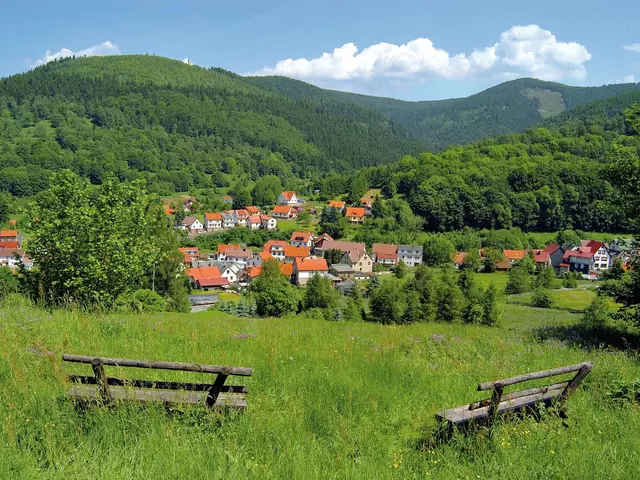 Im Thüringer Wald gibt es herrliche Panoramaussichten in die Täler der Kammlagen zu genießen.