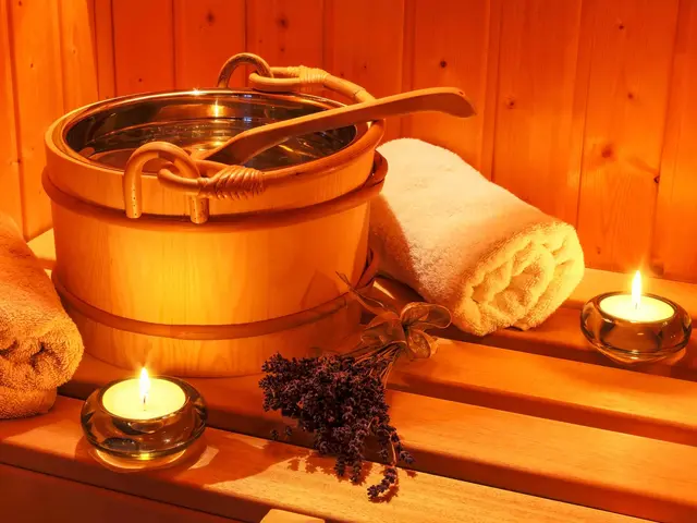 im Wellness und Gesundheitsurlaub in Thüringen in der Sauna entspannen