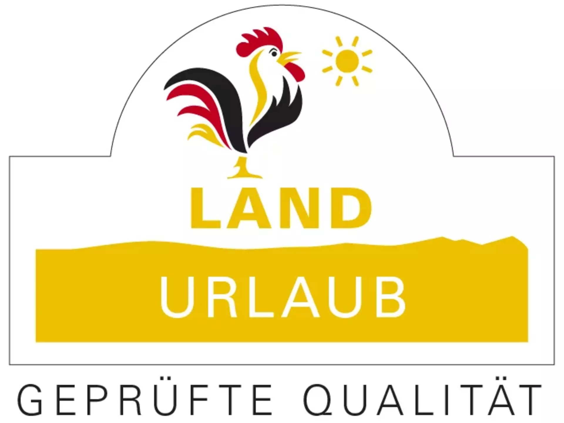 Gütesiegel "Qualitätsgeprüfter LandUrlaub" der Bundesarbeitsgemeinschaft für Urlaub auf dem Bauernhof und Landtourismus in Deutschland e. V.
