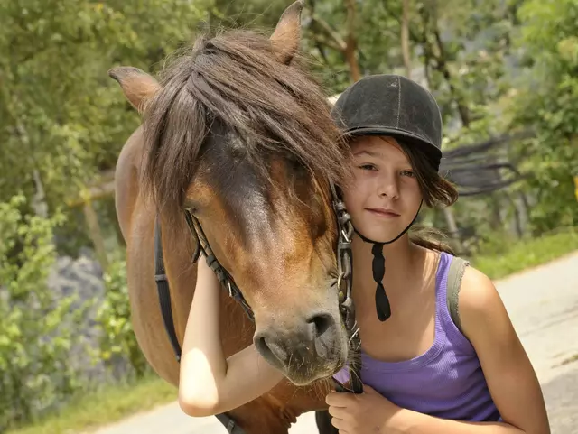 im Urlaub auf dem Bauernhof oder Reiterhof in Rheinland-Pfalz Nähe zu den Pferden haben
