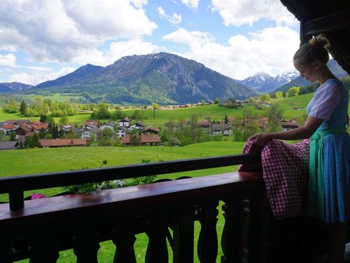 Aussicht vom Balkon