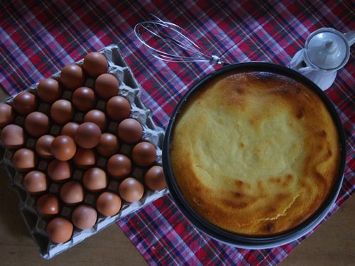 Käsekuchen auf der Alm