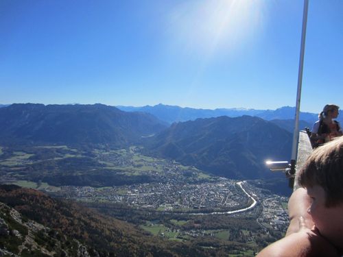 Aussicht vom Staufen nach Bad Reichenhall
