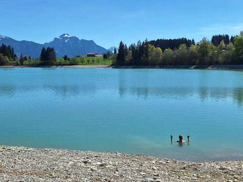 der Forggensee, ein Katzensprung zu Fuß der Forggensee, ein Katzensprung zu Fuß