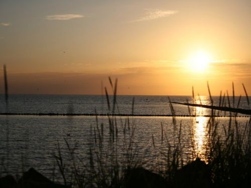 Sonnenuntergang hinterm Hof im Stinteck Sonnenuntergang hinterm Hof im Stinteck