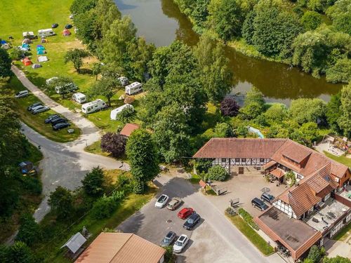 Luftaufnahme Landgasthof & Reiterhof Probstei Zella Luftaufnahme Landgasthof & Reiterhof Probstei Zella