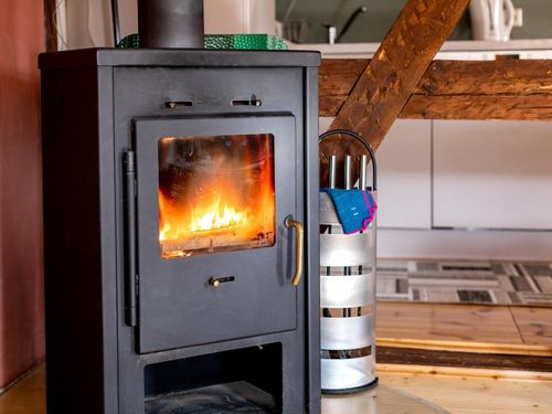 Fewo Landleben: Kamin im Wohnzimmer Fewo Landleben: Kamin im Wohnzimmer