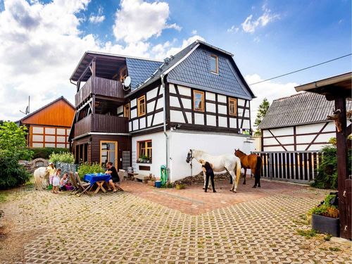 Urlaubshof Pferd-Spaß-Entspannung: Innenhof Urlaubshof Pferd-Spaß-Entspannung: Innenhof
