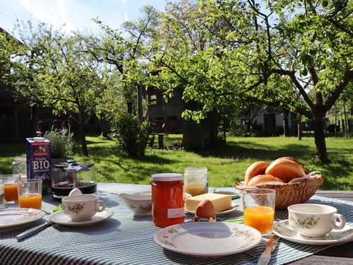 Frühstück im Garten Frühstück im Garten