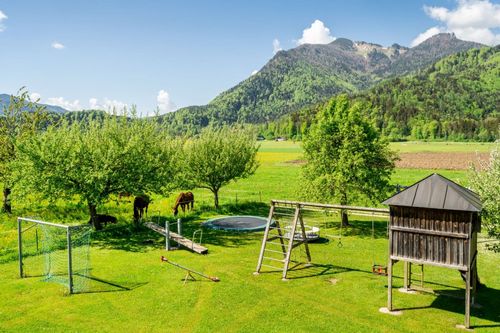 Aussicht Balkon Ferienwohnung zur Kuhweide