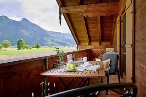 Auszeit auf dem Balkon der Fewo Morgensonne