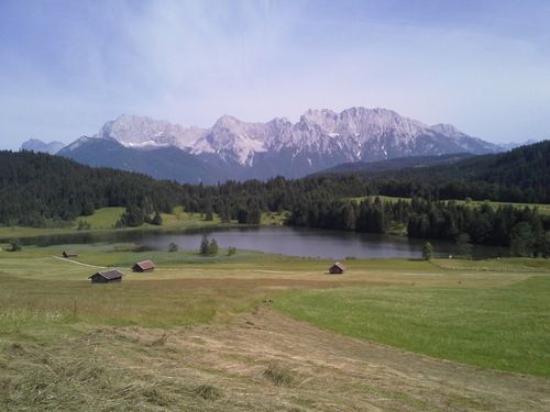 Geroldsee mit Karwendelgebirge