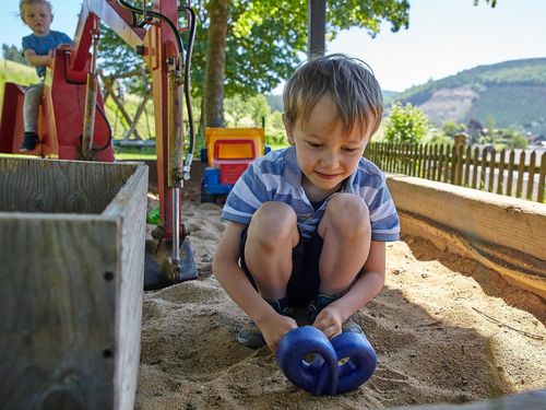 Im Sandkasten
