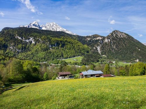 Koppensteinlehen m. Watzmann u. Grünstein Koppensteinlehen m. Watzmann u. Grünstein