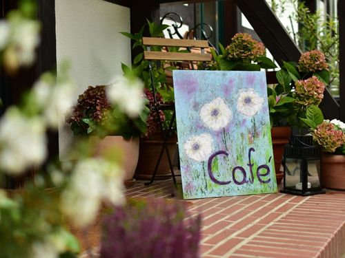 Eingangsbereich Hofcafé
