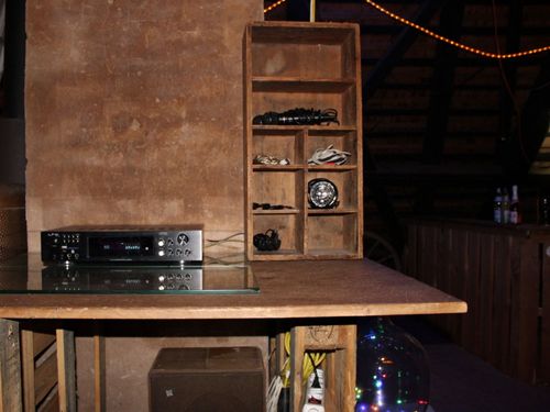 DJ-Pult in der Event-Oftere DJ-Pult in der Event-Oftere